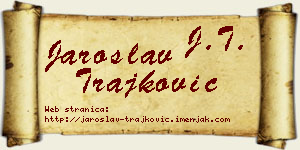 Jaroslav Trajković vizit kartica